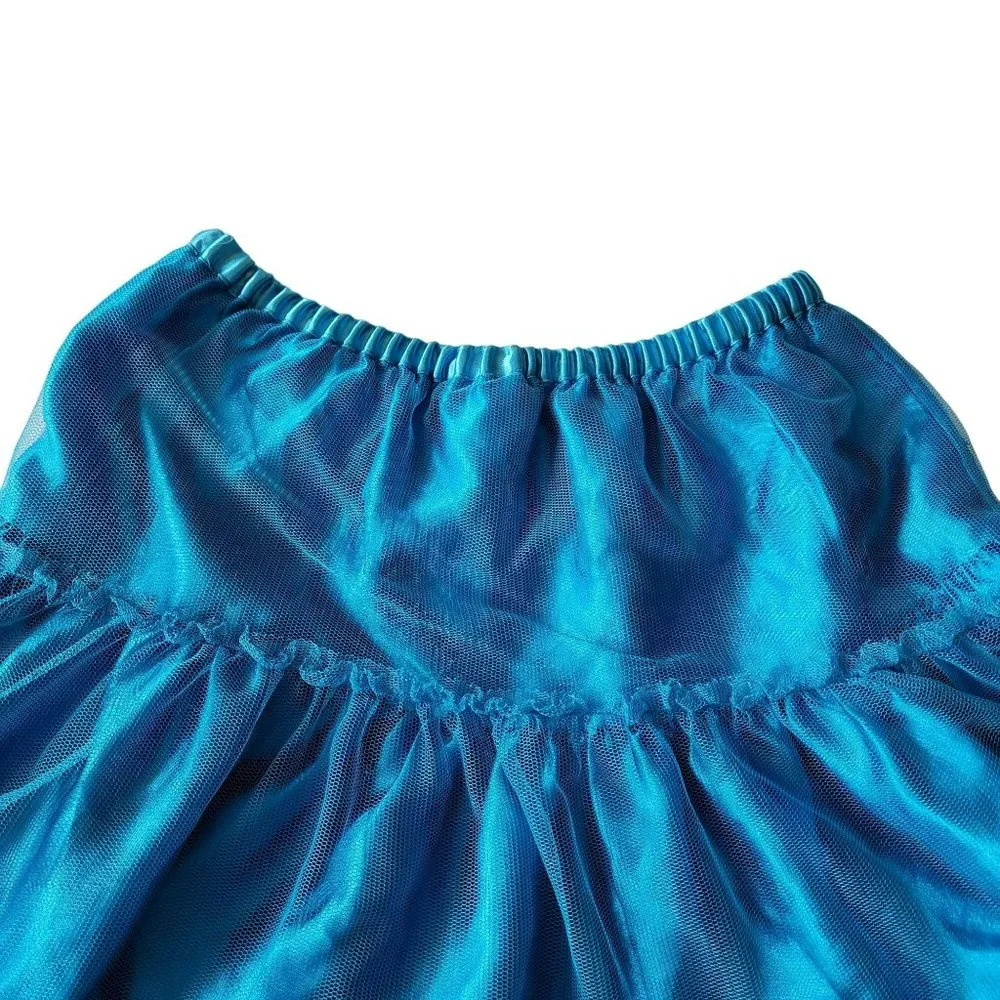 Hannah Anderson Blue Ruffled Skirt Size 10